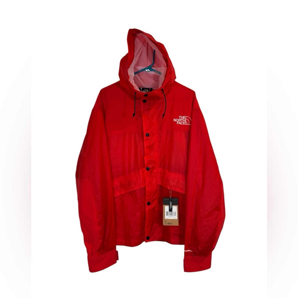 The North Face Outline Windwall Jacket Horizon Red Size Large Wind Resistant